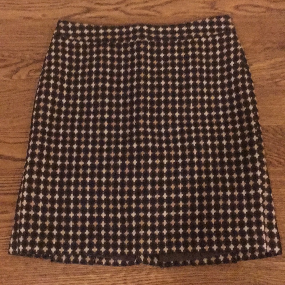 Loft brown and black tweed Pencil Skirt - Size 0